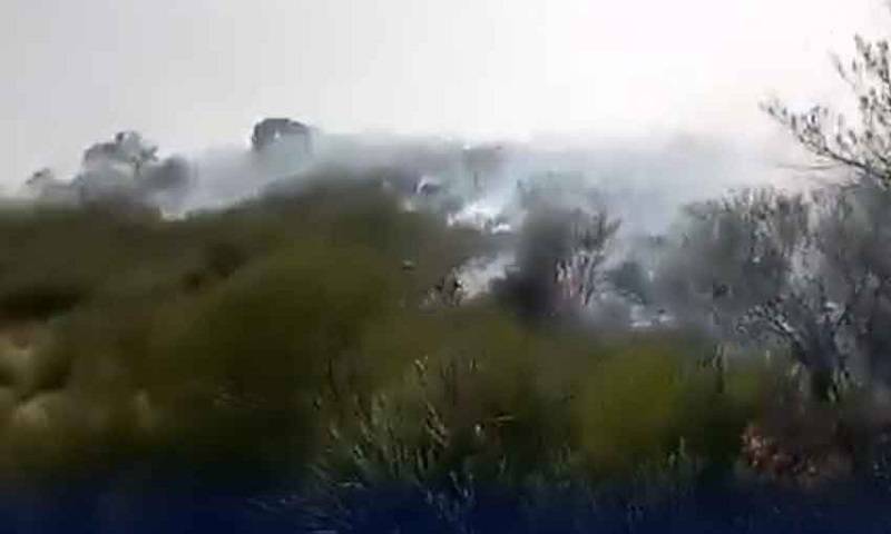 مالاکنڈ آگ کی لپیٹ میں ،جنگل میں لگی آگ نے 6 کلومیٹر رقبہ لپیٹ میں لے لیا
