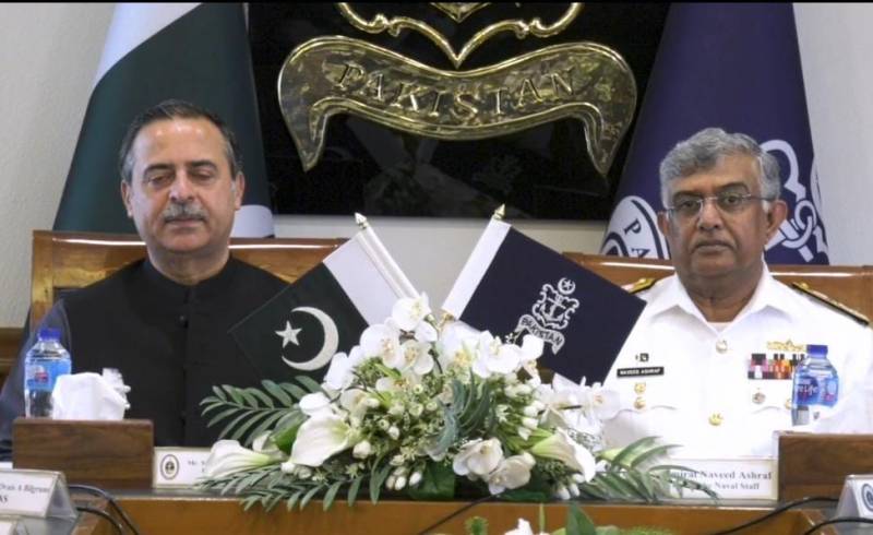 وفاقی وزیر برائے بحری امور کا نیول ہیڈکوارٹرز اسلام آباد کا دورہ، نیول چیف سے ملاقات
