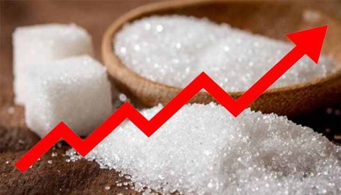  چینی کی فی کلو قیمت میں مزید اضافہ،ایک سال میں تقریبا 40 روپے بڑھے