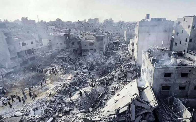 اسرائیلی فوج کی غزہ میں بمباری،مزید  95 فلسطینی شہید