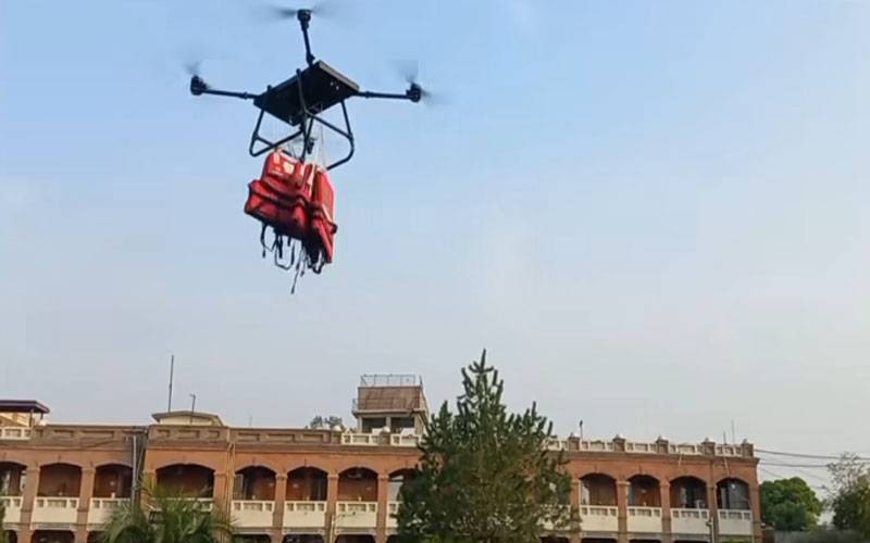 خیبرپختونخوا حکومت نے سیلابی صورتحال میں ریسکیو کیلئے ڈرون حاصل کر لیا