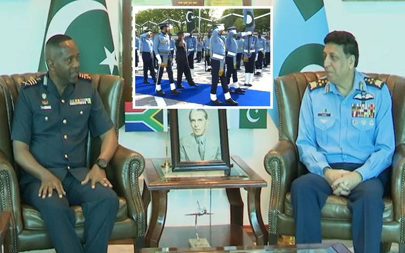 جنوبی افریقی ائیر چیف کی ائیر چیف مارشل ظہیر احمد بابر سے ملاقات