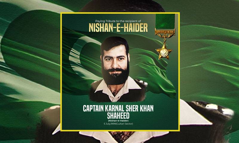 کارگل جنگ کے ہیرو کی 26ویں برسی پر عسکری قیادت کا کرنل شیر خان شہید کو خراج عقیدت
