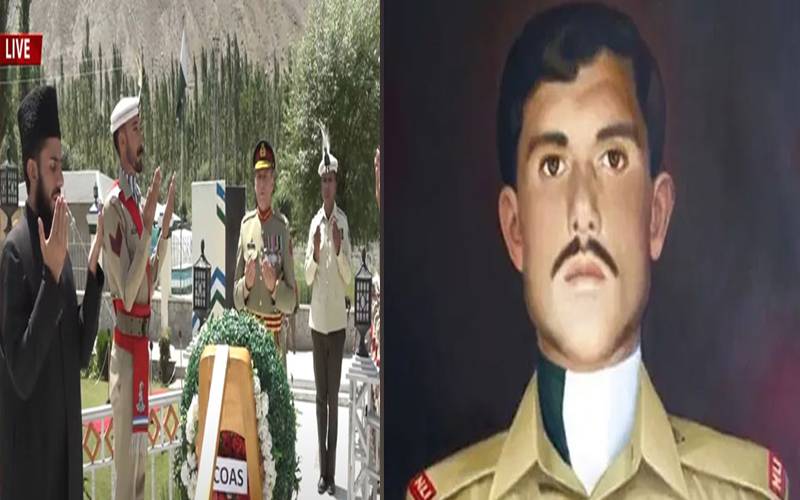 حوالدار لالک جان شہید نشان حیدر کا 26 واں یوم شہادت، مزار پر پھول رکھنے کی تقریب