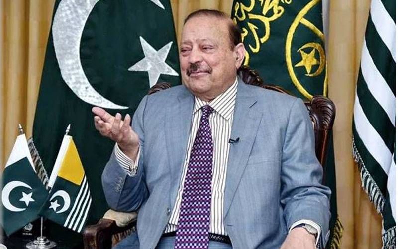 صدر آزاد جموں و کشمیر سے  چوہدری جاوید اقبال کی ملاقات،میرپور کے عوامی مسائل پر گفتگو