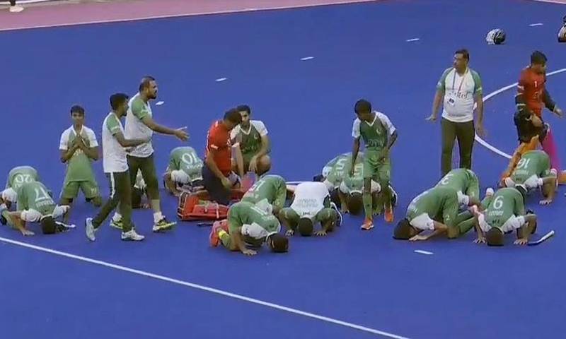 انڈر18 ہاکی ٹورنامنٹ :پاکستان نے ملائیشیا کو ہر اکر فائنل میں جگہ بنا لی 
