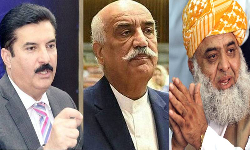 پیپلزپارٹی کے وفد کی مولانا فضل الرحمن کی رہائش گاہ آمد، سیاسی صورتحال پر تبادلہ خیال 