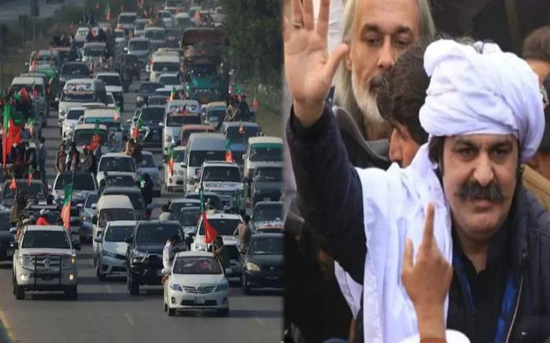 احتجاجی تحریک کے لائحہ عمل کا معاملہ،علی امین گنڈاپورکی قیادت میں قافلہ لاہور کے قریب پہنچ گیا 