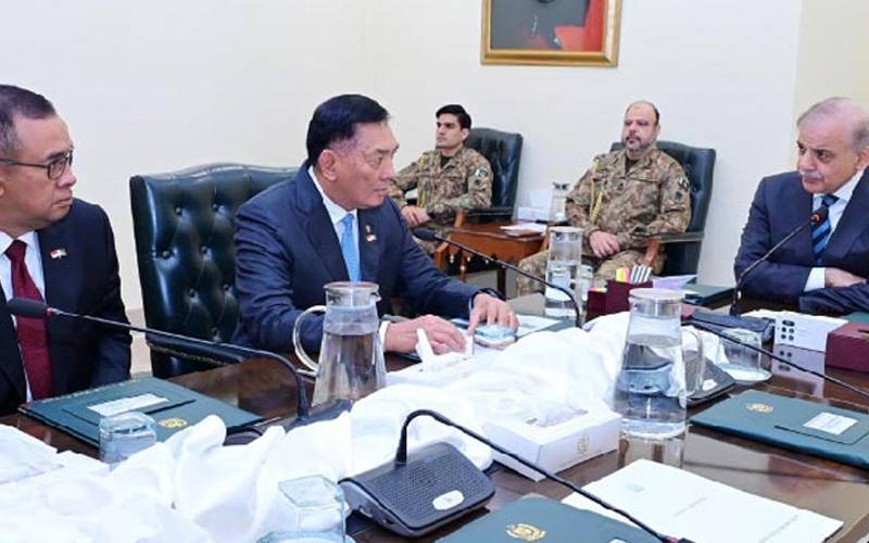 وزیراعظم سے انڈونیشین وزیر دفاع کی ملاقات ، مختلف شعبوں میں تعاون بڑھانے پر اتفاق