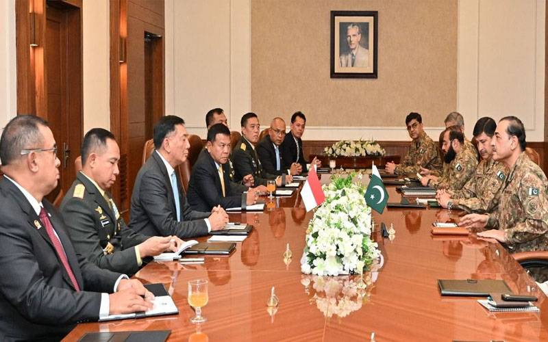  انڈونیشیا کے وزیر دفاع کی فیلڈ مارشل عاصم منیر سے ملاقات، دفاعی تعاون بڑھانے پر اتفاق