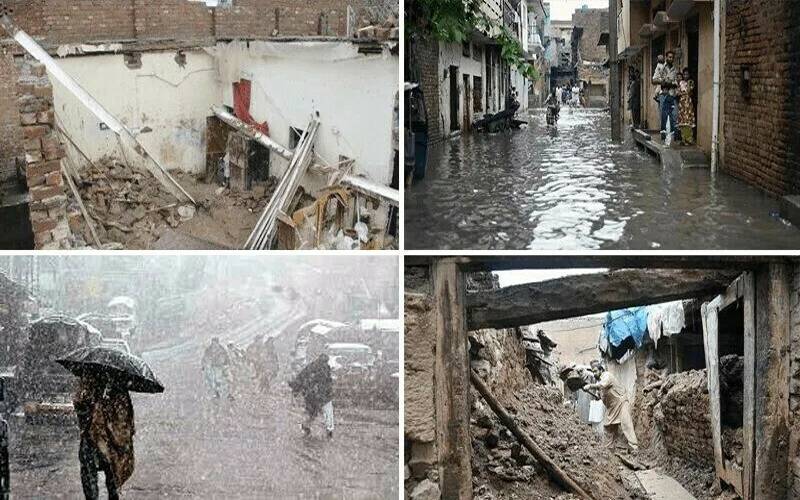  موسلادھار بارشیں ، کے پی ، گلگت بلتستان میں ہر طرف تباہی ، 16 افراد جاں بحق 