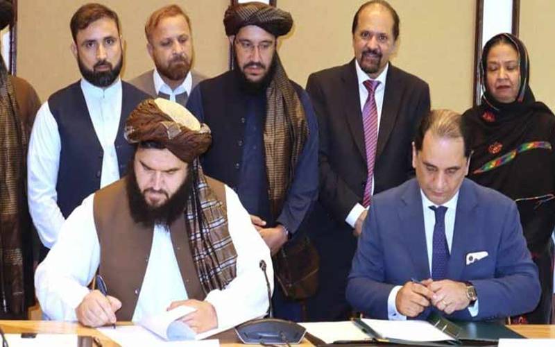  پاکستان اور افغانستان کے درمیان  تجارتی معاہدے پر دستخط