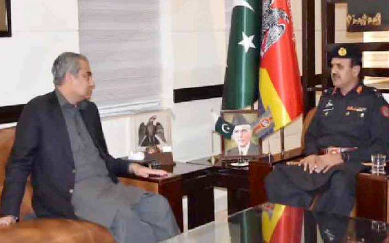 وفاقی وزیرداخلہ محسن نقوی کا ہیڈ کوارٹرز نارتھ فرنٹیئر کور بلوچستان کا دورہ