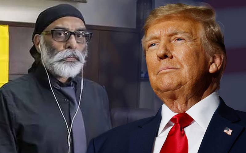 بھارتی حکومت کو سفارتی سطح پر ایک اور جھٹکا،ٹرمپ نے گرپتونت سنگھ کو خط لکھ دیا