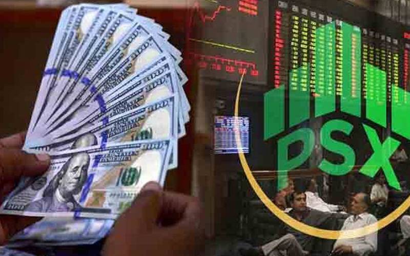 پاکستان سٹاک مارکیٹ میں تیزی، انٹربینک میں ڈالر 16 پیسے سستا