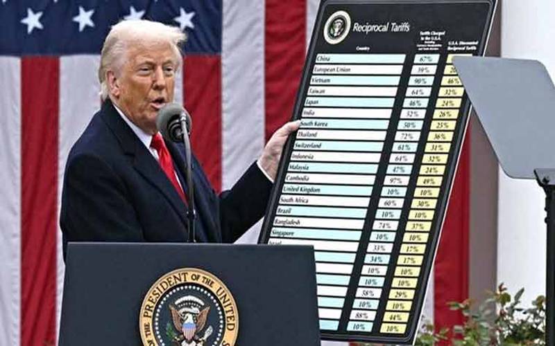 امریکا نے پاکستانی برآمدات پر19فیصد، بھارت پر 25 فیصد ٹیرف عائد کردیا