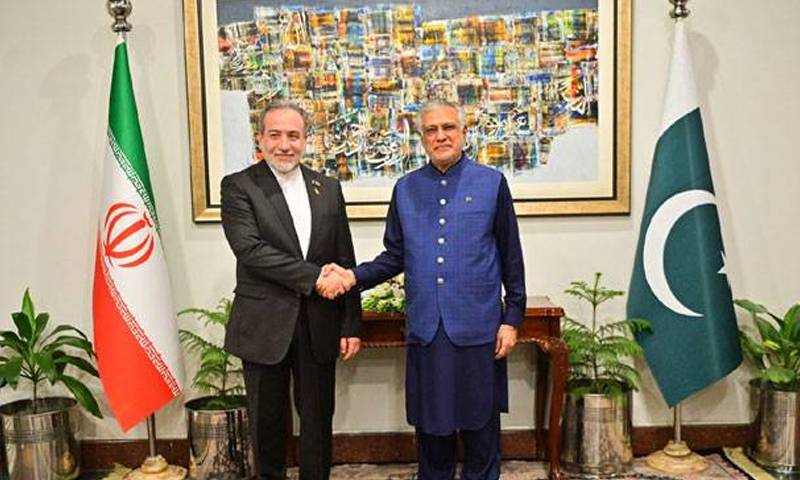 ایرانی وزیر خارجہ کی پاکستانی نائب وزیراعظم سے ملاقات 