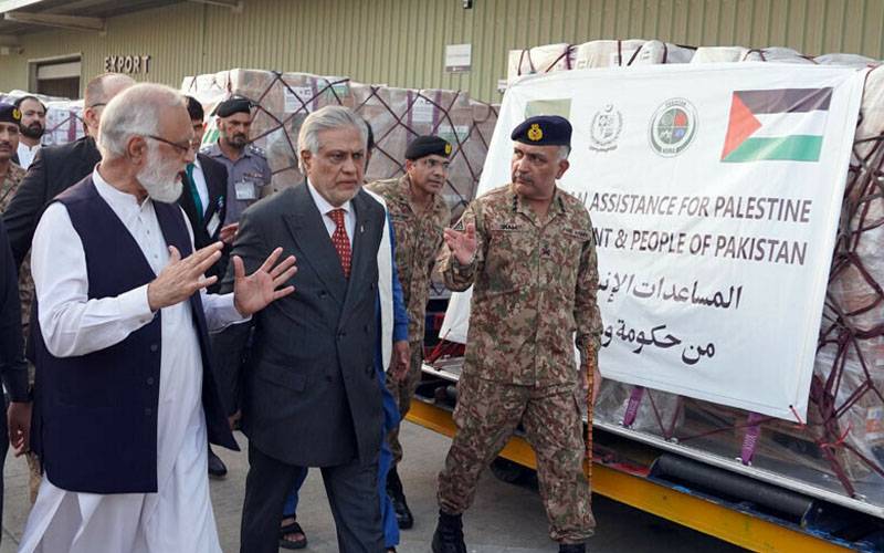 غزہ متاثرین کیلئے الخدمت فاؤنڈیشن کی 100 ٹن امدادی سامان کی 28 ویں کھیپ روانہ 