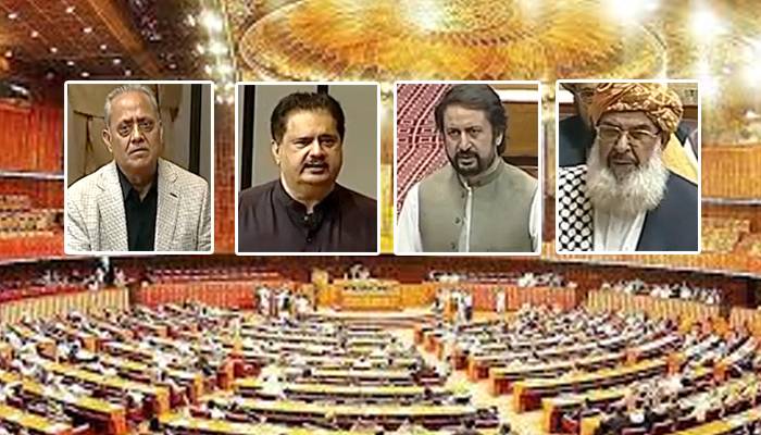 قومی اسمبلی ہنگامہ خیز اجلاس ، PTI کا بانی سے ملاقات نہ ہونے پر احتجاج، بائیکاٹ