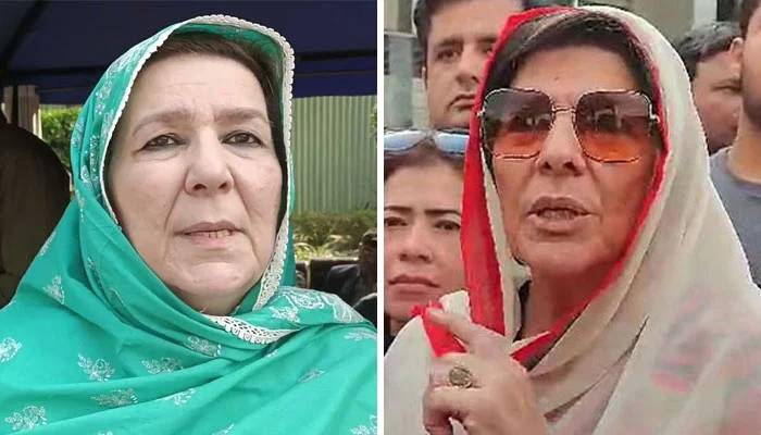 راولپنڈی پولیس نے علیمہ خان اور نورین نیازی گرفتاری کے بعد رہا 
