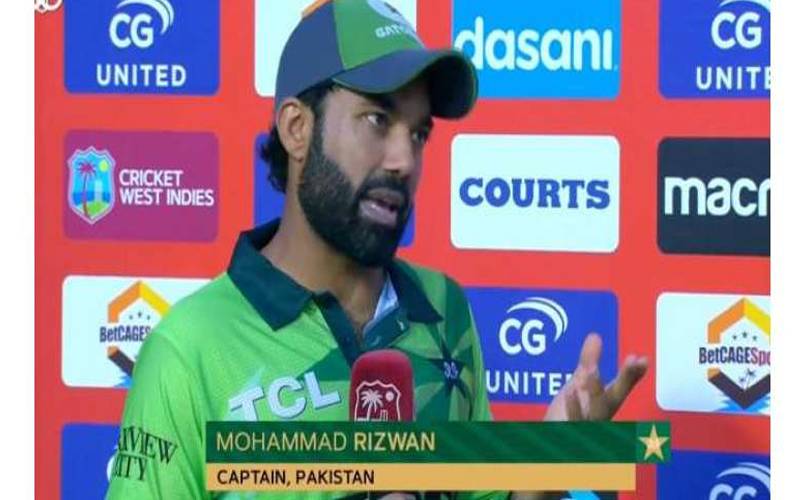 ابتدائی 40 اوورز تک میچ ہمارے ہاتھ میں تھا: محمد رضوان 