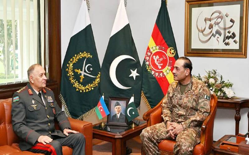  فیلڈ مارشل سید عاصم منیر سے آذربائیجان کے چیف آف جنرل اسٹاف کی ملاقات