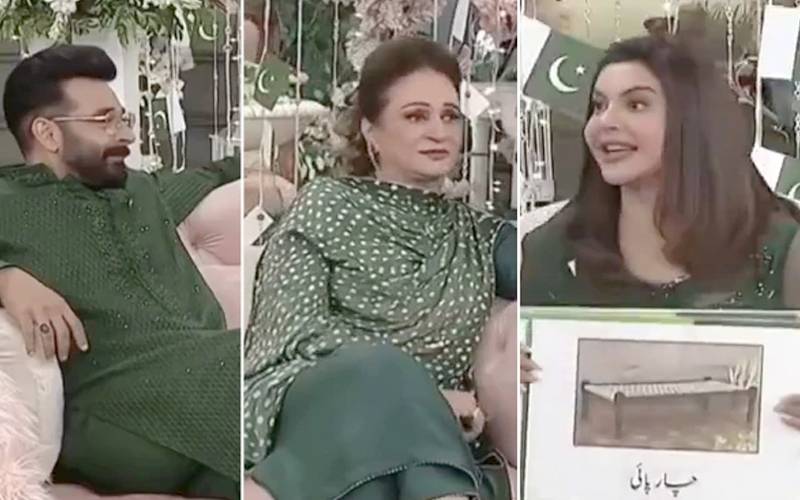 ندا یاسر کے شو میں بشریٰ انصاری اور فیصل قریشی کی نامناسب گفتگو، صارفین برہم
