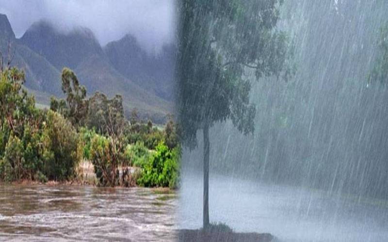  بارش کا سلسلہ جاری ،لینڈسلائیڈنگ  سے سڑکیں  بند ، سندھ میں بھی  بادل برس پڑے