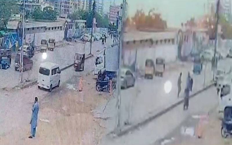 کراچی میں پٹاخوں کی فیکٹری میں آگ لگنے کی ویڈیو سامنے آ گئی
