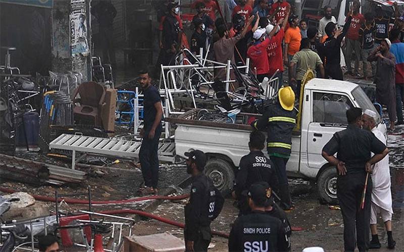 کراچی: پٹاخوں کے گودام کا مالک حنیف عرف پٹاخہ گرفتار