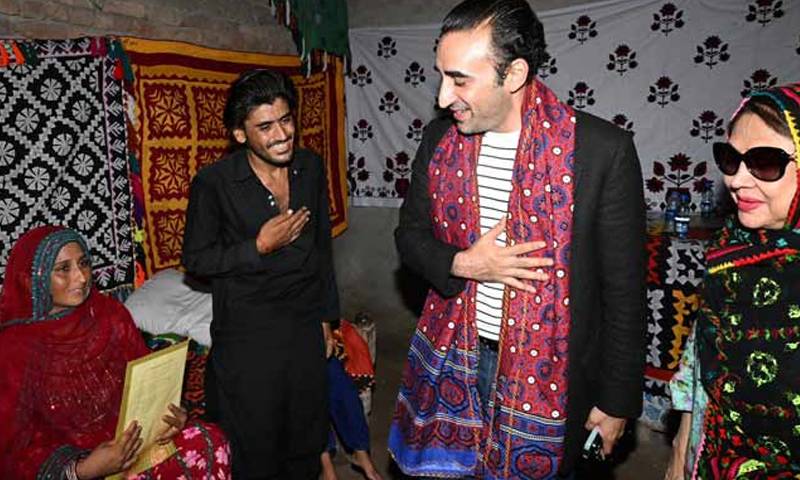  بلاول بھٹو زرداری کی تعلقہ رتو ڈیرو کی یونین کونسل وارث ڈینو آمد