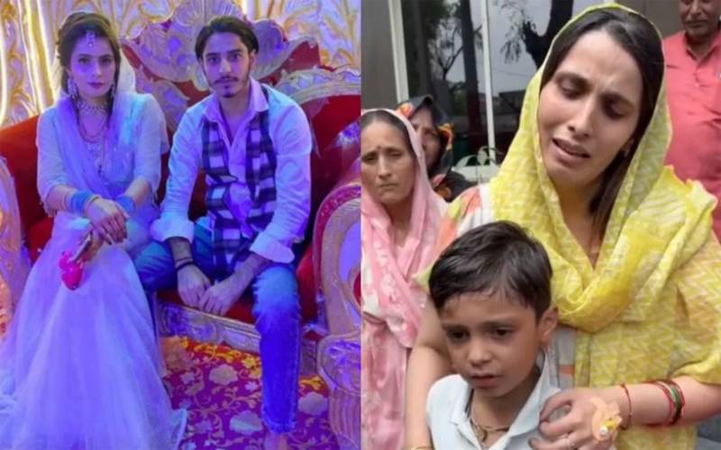 بھارت: جہیز کے معاملے پر سسرالیوں نے خاتون کو بیٹے کے سامنے زندہ جلادیا