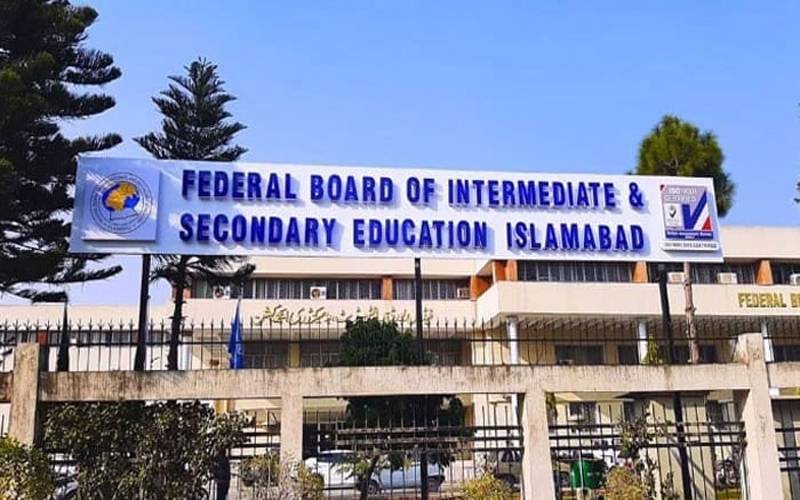 وفاقی تعلیمی بورڈ نے انٹر میڈیٹ پارٹ ون، ٹو کے نتائج کا اعلان کر دیا