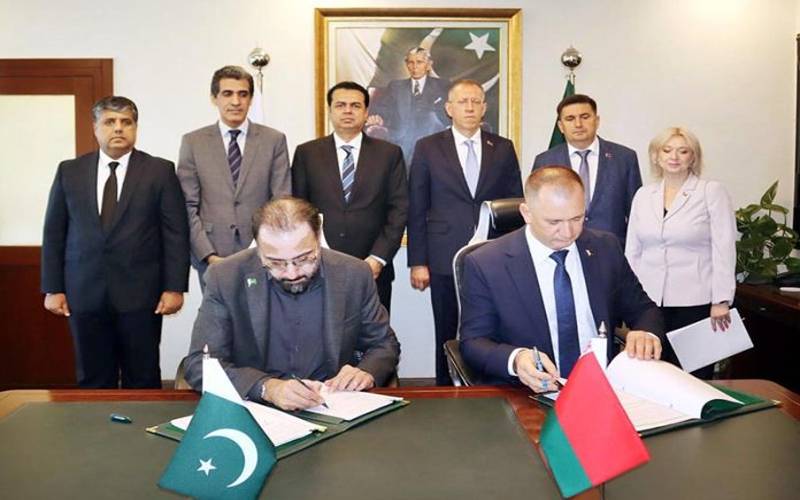 پاکستان اور بیلاروس کے مابین سکلڈ ورک فورس کو روزگار کی فراہمی سے متعلق ایم او یو پر دستخط