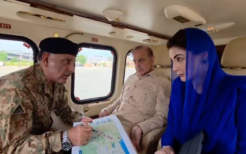 وزیراعظم شہباز شریف کا پنجاب کے سیلاب سے متاثرہ علاقوں کا دورہ