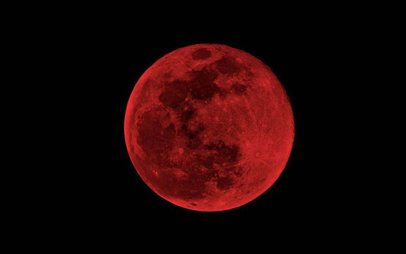 بلڈ مون :7 اور8 ستمبر کی درمیانی شب نظارہ کیا جا سکے گا