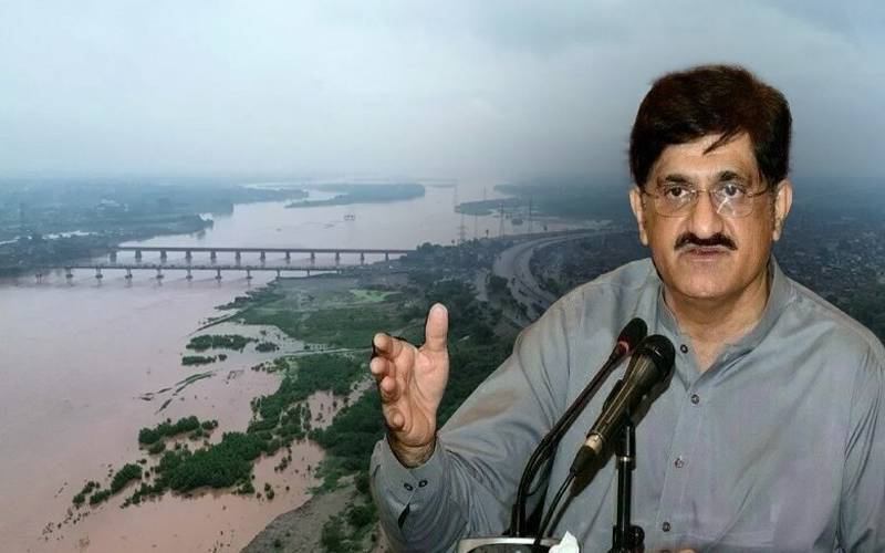 سندھ میں سُپر فلڈ کا خطرہ، مراد علی شاہ کی محکمہ آبپاشی کو الرٹ رہنے کی ہدایت 