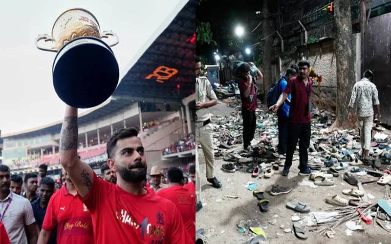 بنگلورو میں بھگدڑ مچنے کے واقعے پر کوہلی کا جذباتی بیان سامنے آگیا