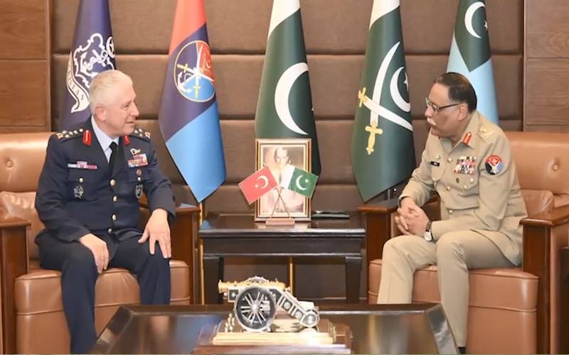 جنرل ساحر شمشاد سے ترک فضائیہ کے کمانڈر جنرل کی ملاقات