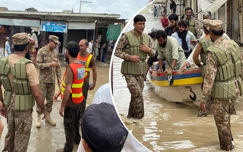 گجرات;اربن فلڈنگ کی بگڑتی صورتحال بہتر بنانے کیلئے پاک فوج نے کنٹرول سنبھال لیا 