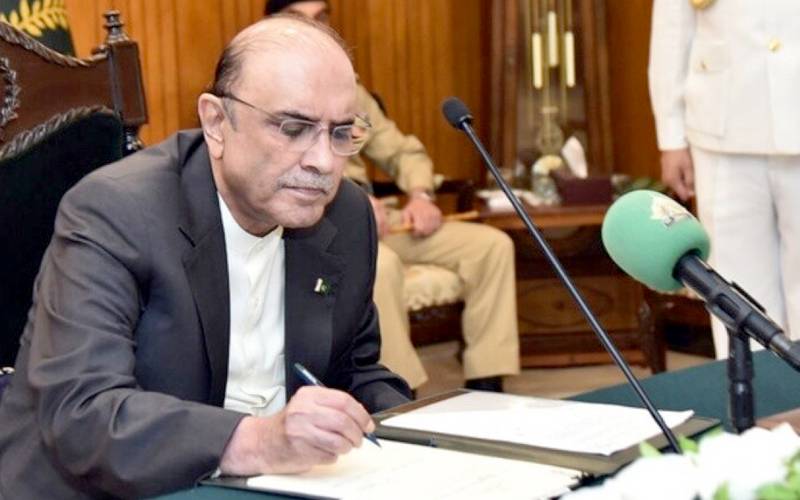 صدرِ پاکستان نے نیشنل انسٹیٹیوٹ آف ہیلتھ (ری آرگنائزیشن) ترمیمی بل کی منظوری دیدی