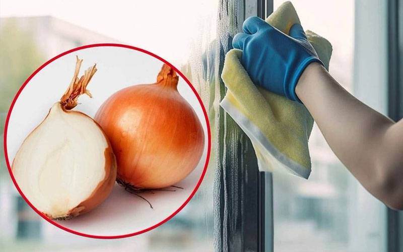 ’’پیاز‘‘ سے شیشے صاف کرنے کا انوکھا طریقہ 