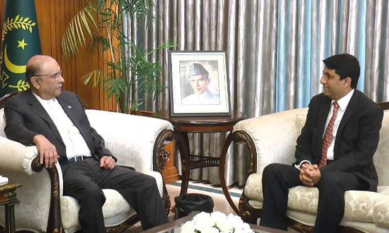 صدر آصف زرداری سے آسٹریلیا کے لیے نامزد پاکستانی ہائی کمشنر کی ملاقات 