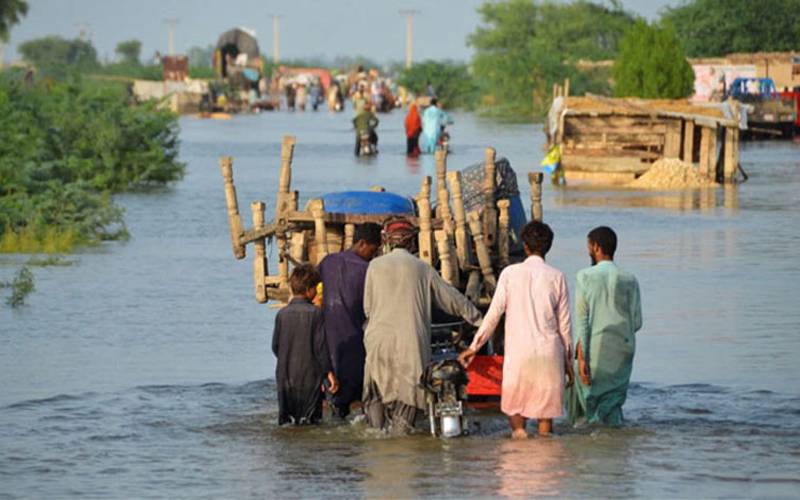 سیلابی ریلےسندھ میں داخل، مظفر گڑھ میں 8 افراد سیلاب میں ڈوب گئے، 2 کو بچا لیا گیا