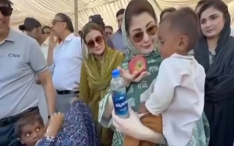  رحیم یار خان :مریم نواز کا سیلاب زدہ علاقوں کا دورہ