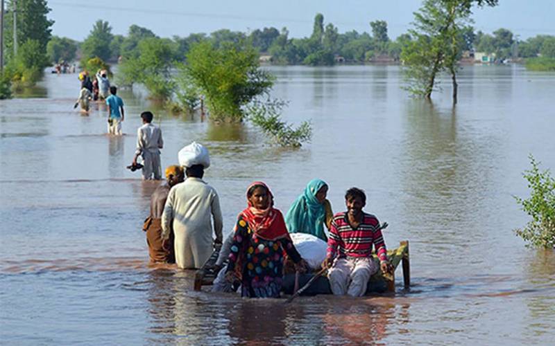 گڈو بیراج کے مقام پر اونچے درجے کا سیلاب،حفاظتی بندوں پر دباؤ بڑھ گیا