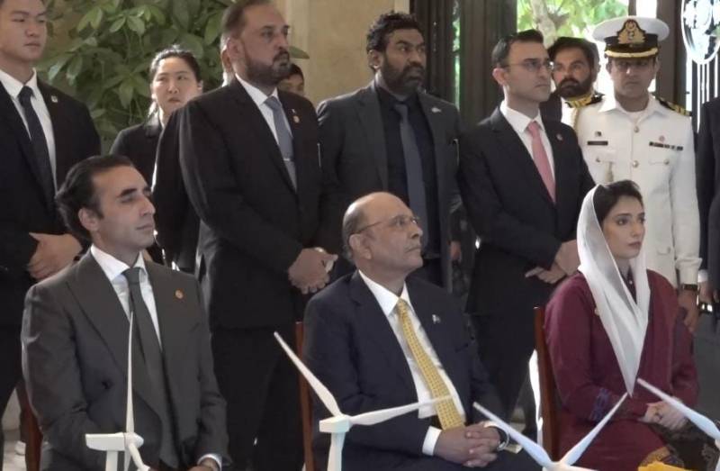 صدر زرداری کی  شنگھائی الیکٹرک کے چیئرمین سے ملاقات، مفاہمت کی یادداشت پر دستخط 