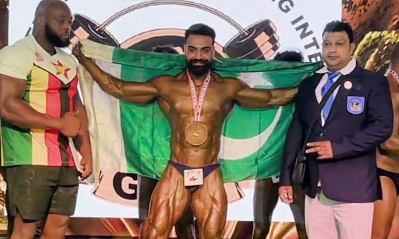 پاکستان نے مسٹر یونیورس باڈی بلڈنگ میں 5 گولڈ میڈل جیت لیے 