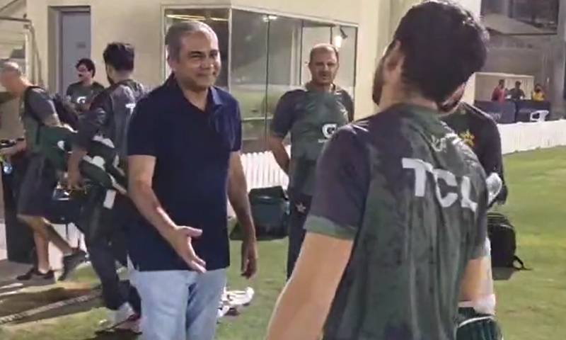 محسن نقوی کی دبئی میں پاکستانی ٹیم سے ملاقات، بھارت کیخلاف میچ میں 2 تبدیلیوں کا امکان 