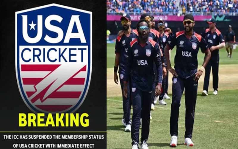  آئی سی سی نے امریکا کی رکنیت معطل کر دی